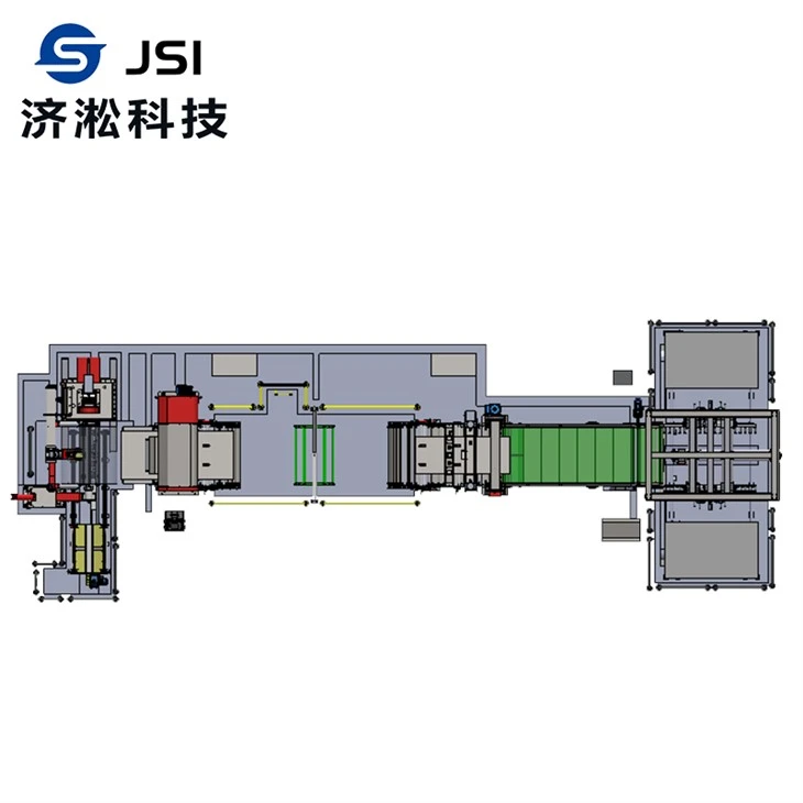 steel cut to length line